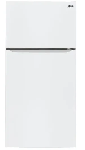 23.8 cu. ft. Top Freezer Refrigerator in Smooth White with Reversible Door