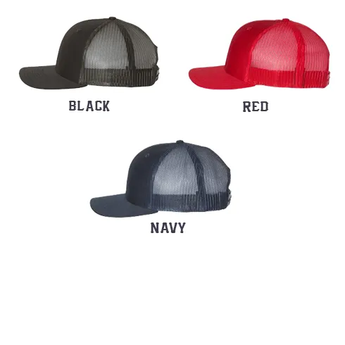 3 Line Custom Hat - Snapback Trucker