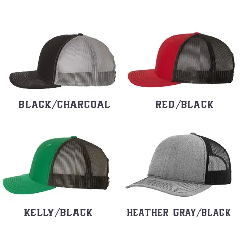 3 Line Custom Hat - Snapback Trucker