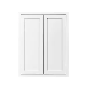 39" Tall Custom Inset Shaker Wall Cabinet - Double Door 24", 27", 30", 33" & 36" Wide