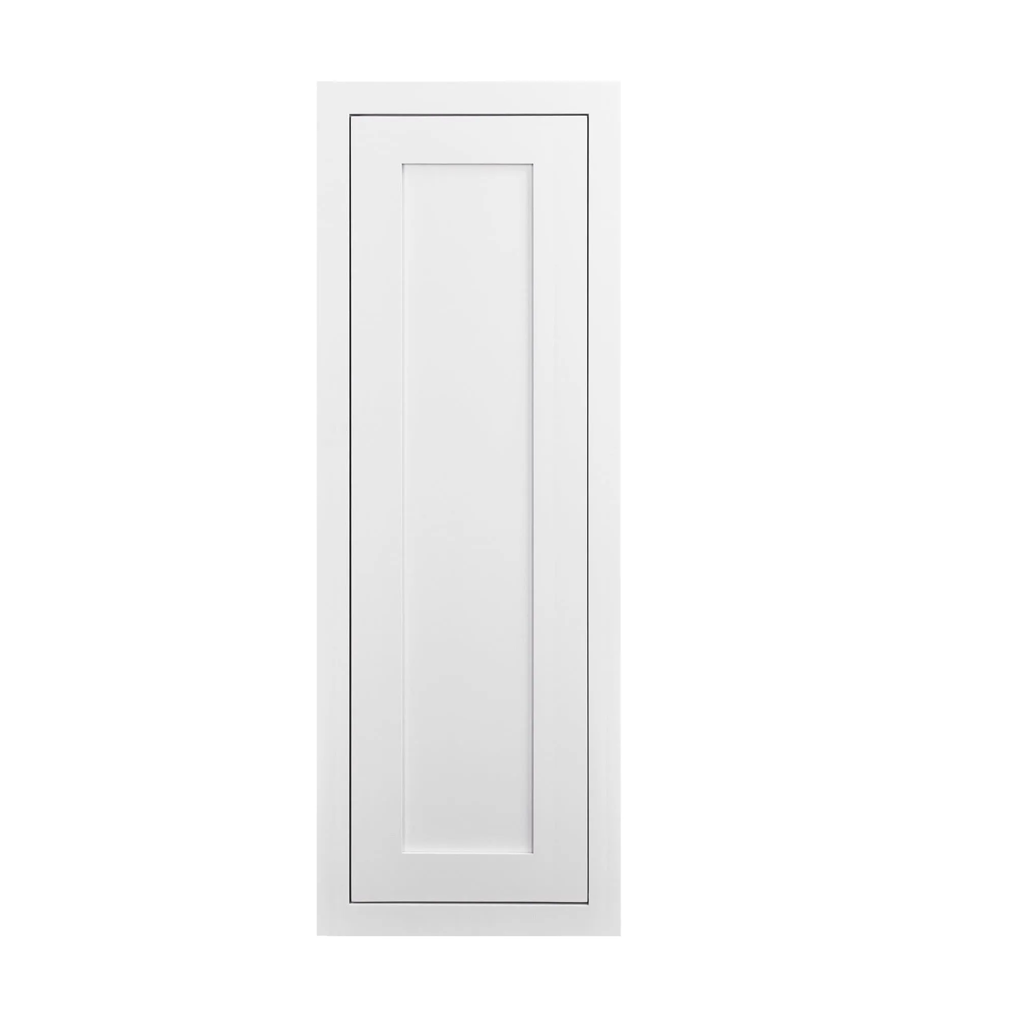 39" Tall Custom Inset Shaker Wall Cabinet - Single Door 9", 12", 15", 18" & 21"