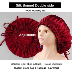 Adjustable Silk Bonnet Double Side - Custom and Wholesale