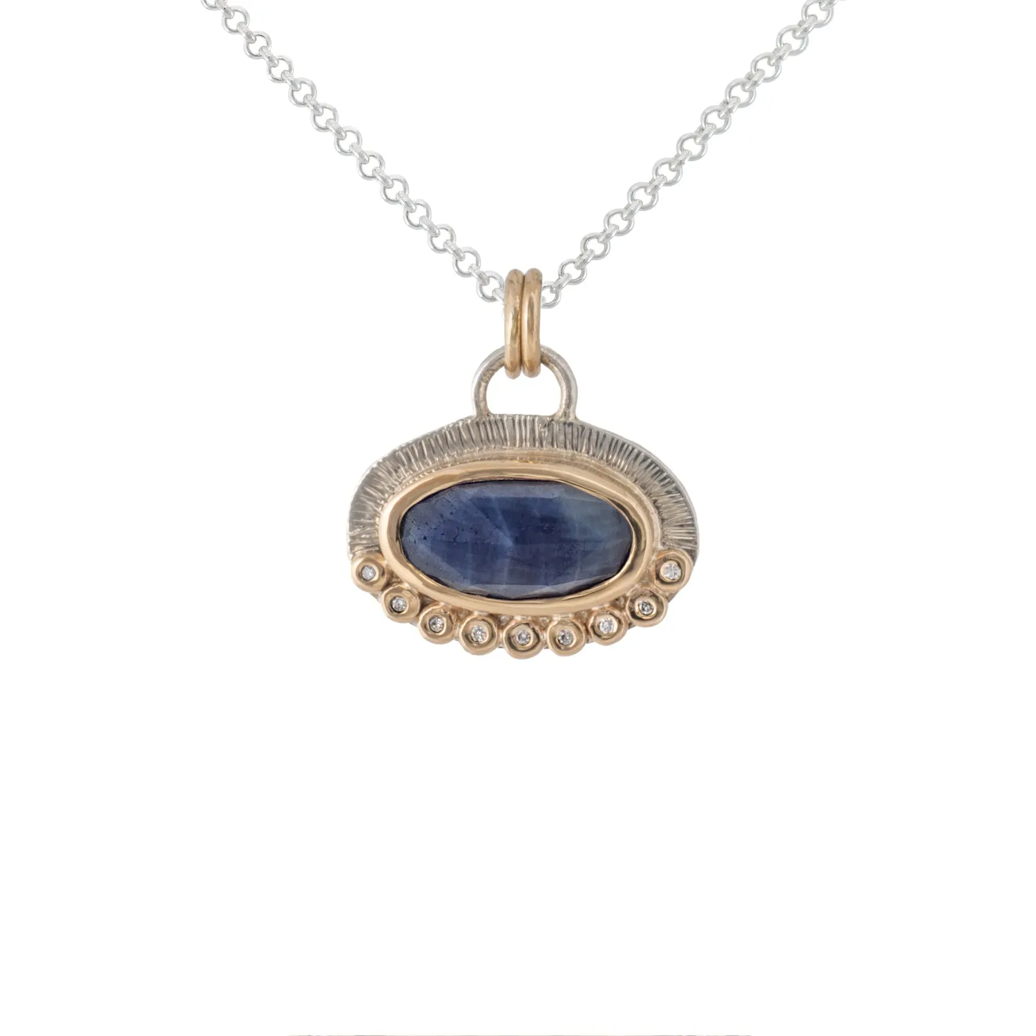 Alice - Gemstone & Diamond Pendant