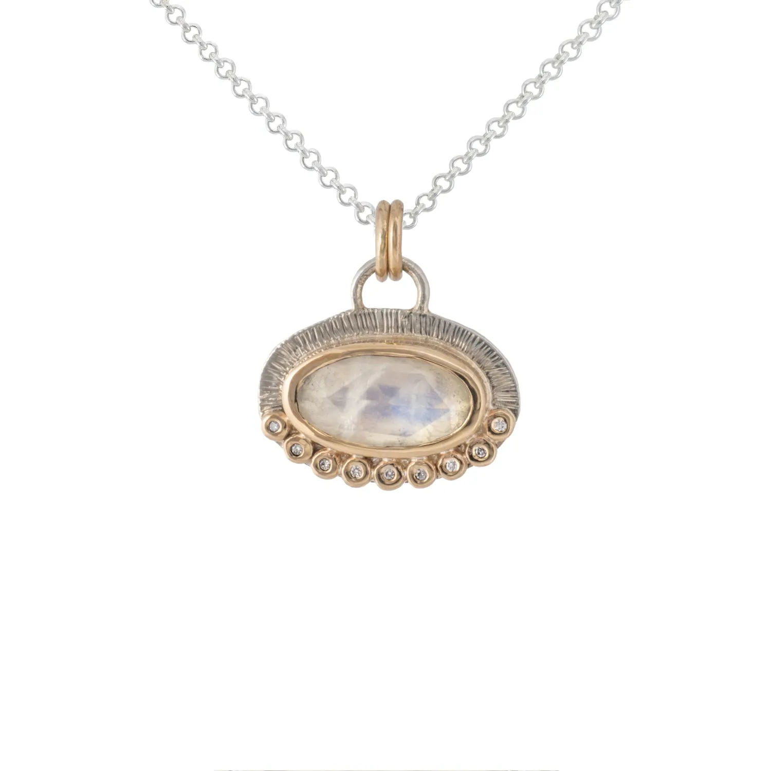 Alice - Gemstone & Diamond Pendant