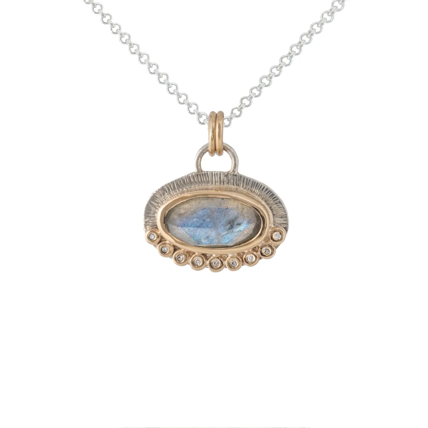 Alice - Gemstone & Diamond Pendant