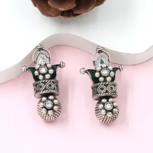 Artisanal Elegance: Sangeeta Boochra Silver Handcrafted Earrings