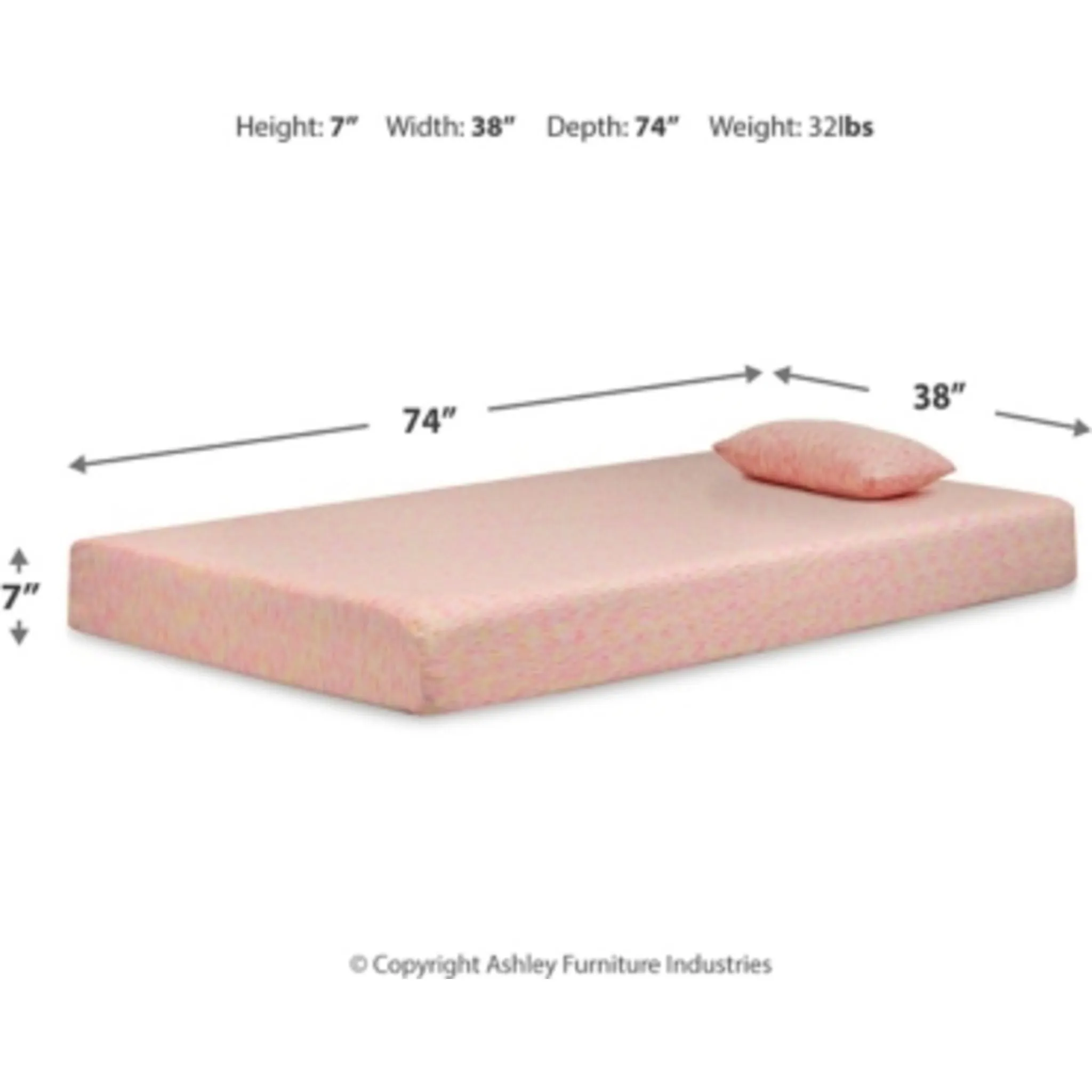 Ashley Sleep Essentials Mattress and Pillow