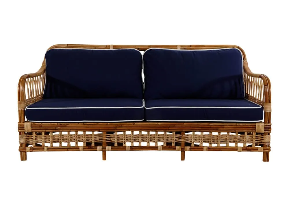 Avoca Daybed with Blue Cushions
