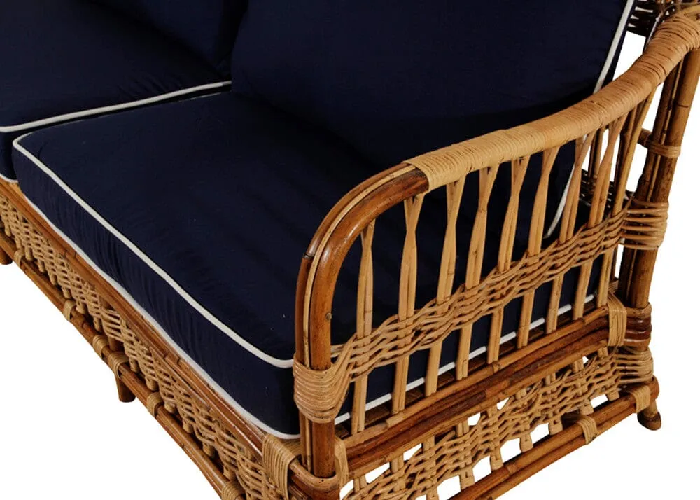 Avoca Daybed with Blue Cushions