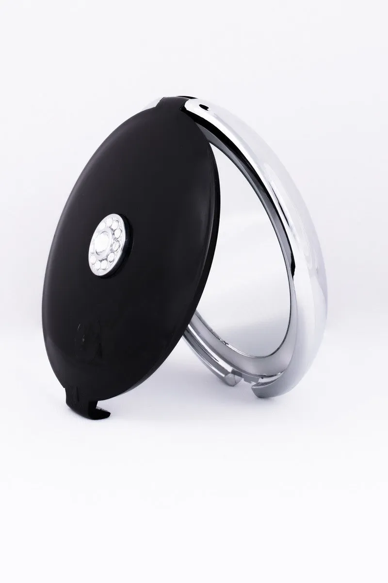 Black LED 10x/1x Compact Mirror