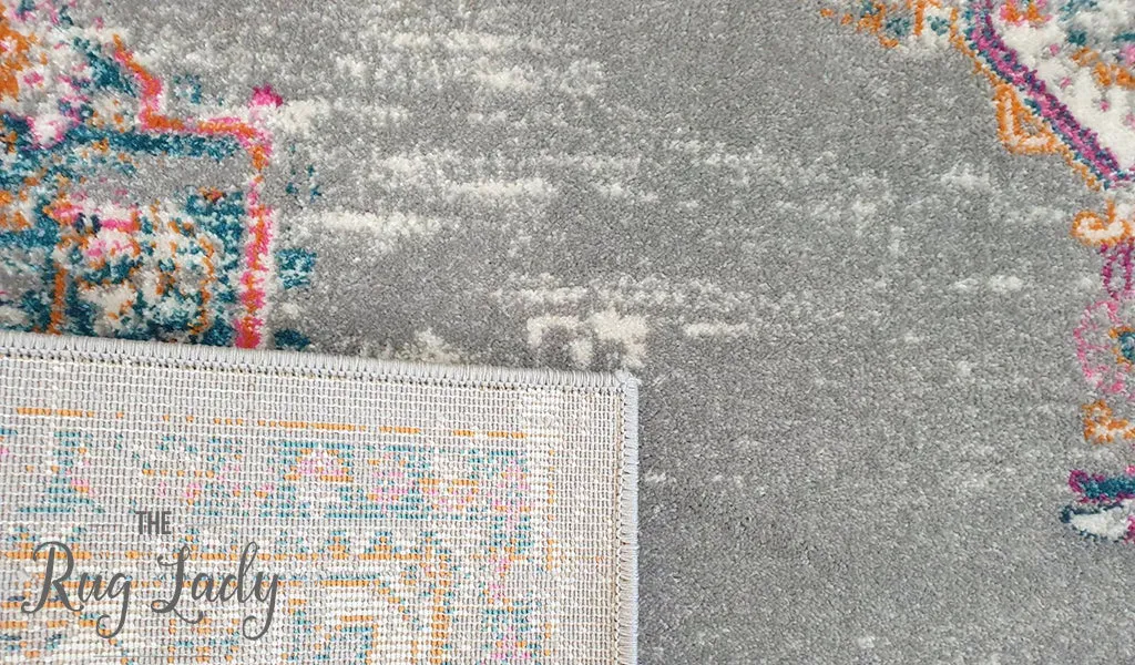 Blake Grey Medallion Transitional Rug