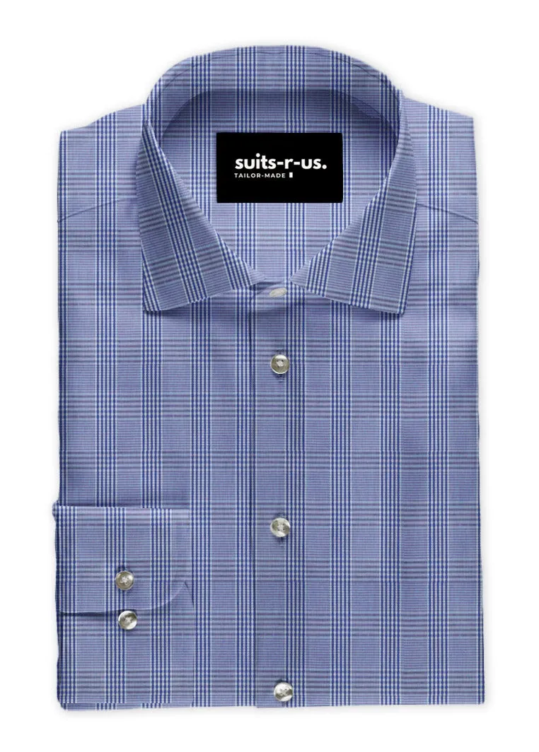 Blue Glenplaid Shirt