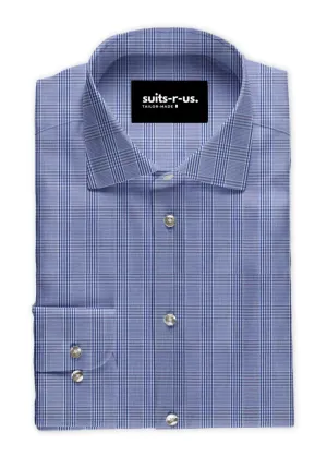 Blue Glenplaid Shirt