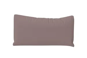 Bolster Cushions 55 x 20 cm Rose Taupe Leather