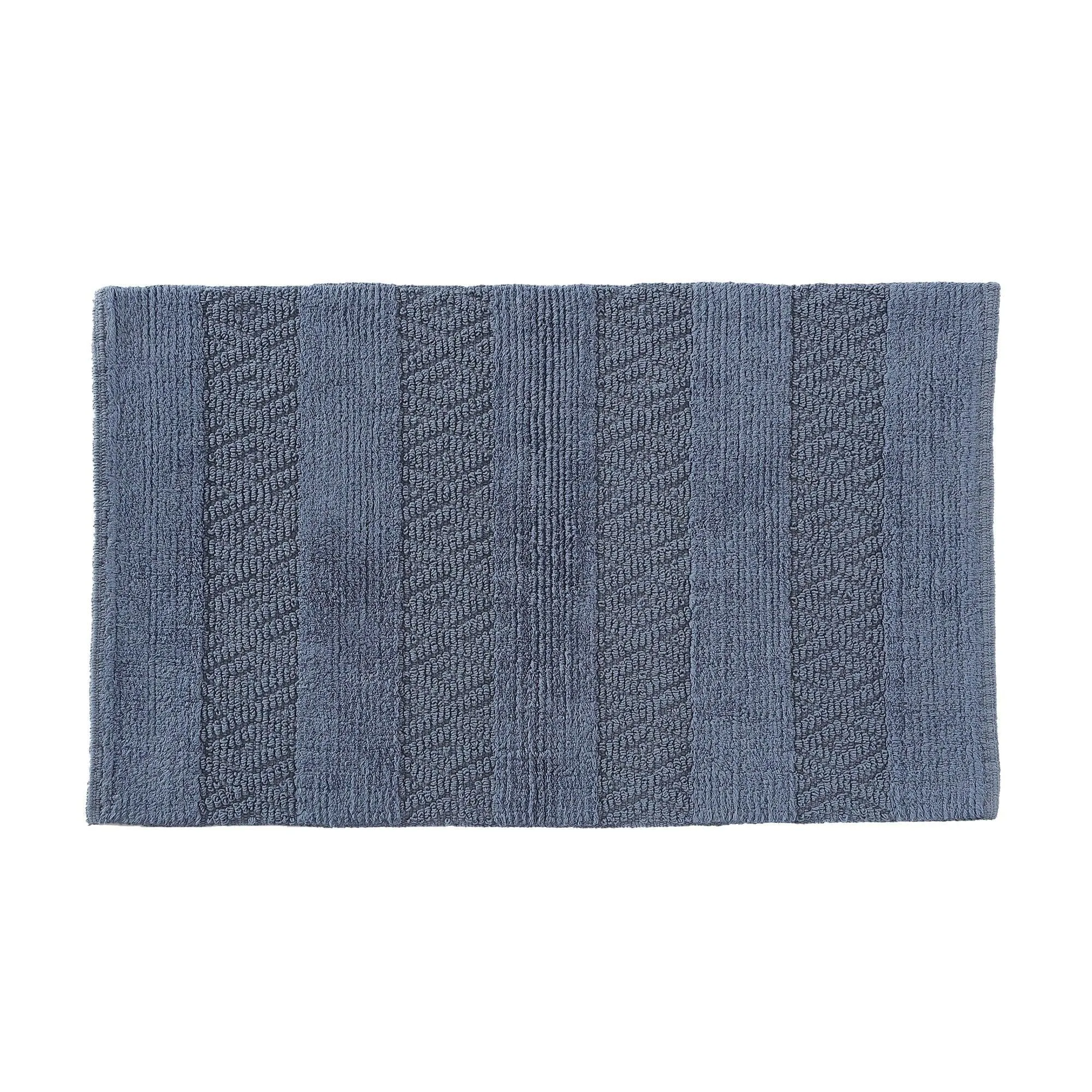 Brielle Home Thompson Handwoven 100% Cotton Bath Rug