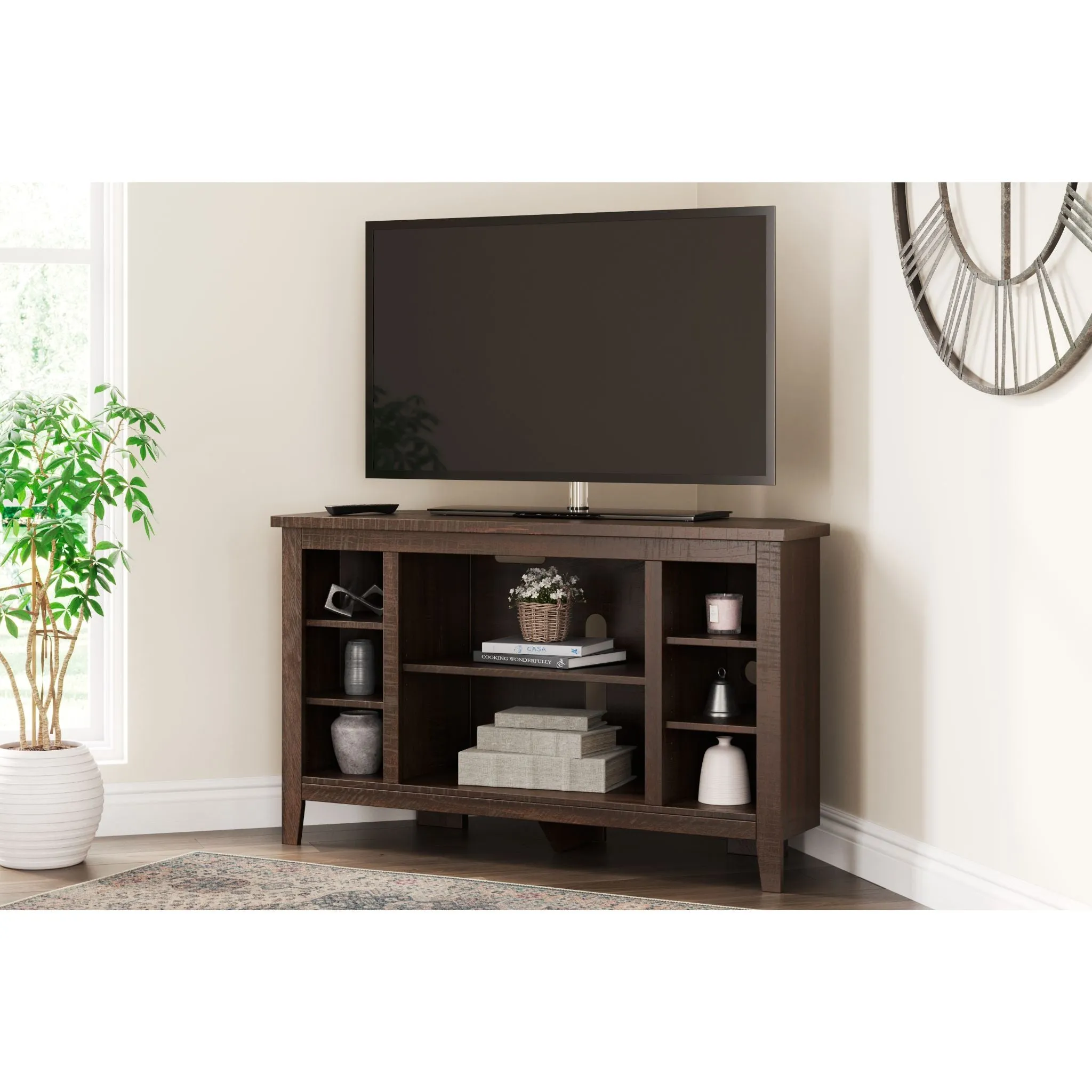 Camiburg Corner TV Stand