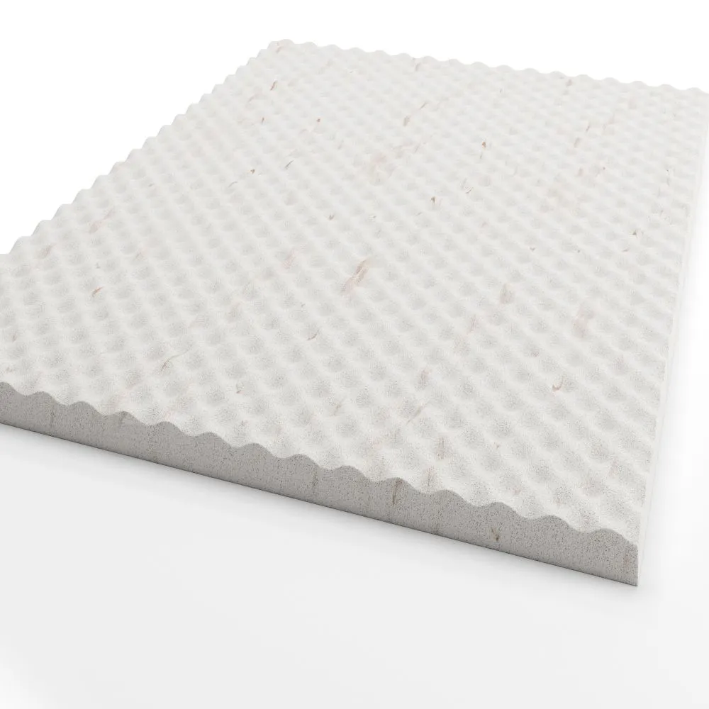 Copper Cooling Swirl Memory Foam Mattress Topper