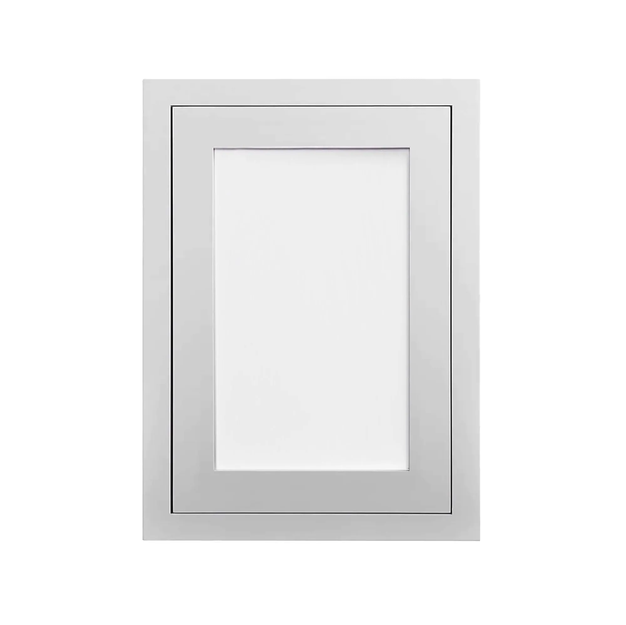 Custom Glass Ready 30" Tall Inset Shaker Wall Cabinet - Single Door 9", 12", 15", 18" & 21"