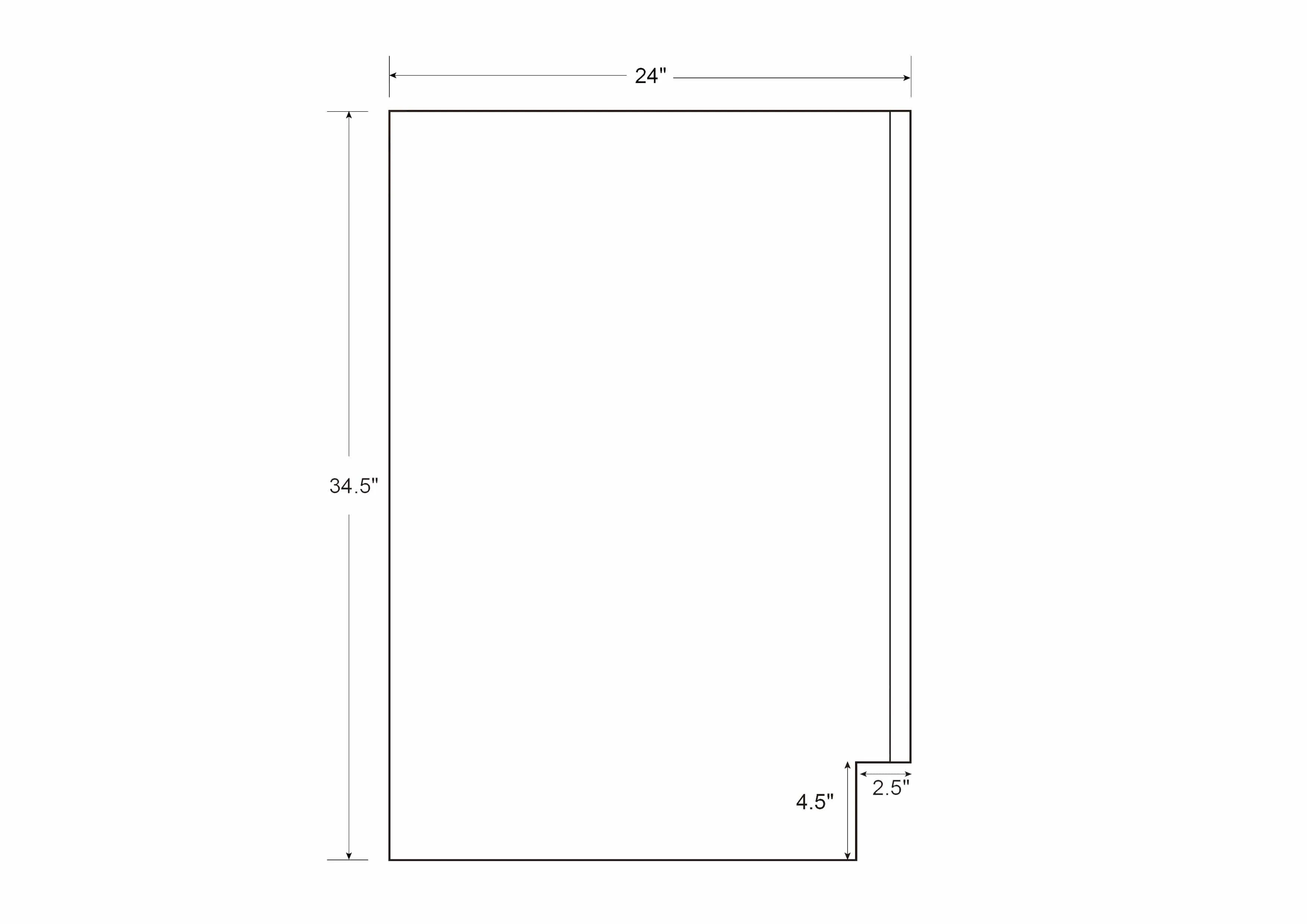 Custom Lazy Susan Base Inset Shaker Cabinets 33" & 36"