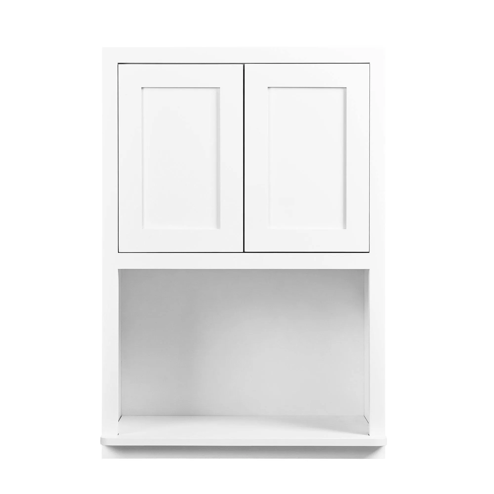 Custom Microwave Cabinet Inset Shaker Wall Cabinet 27" Wide 30" & 39" Tall