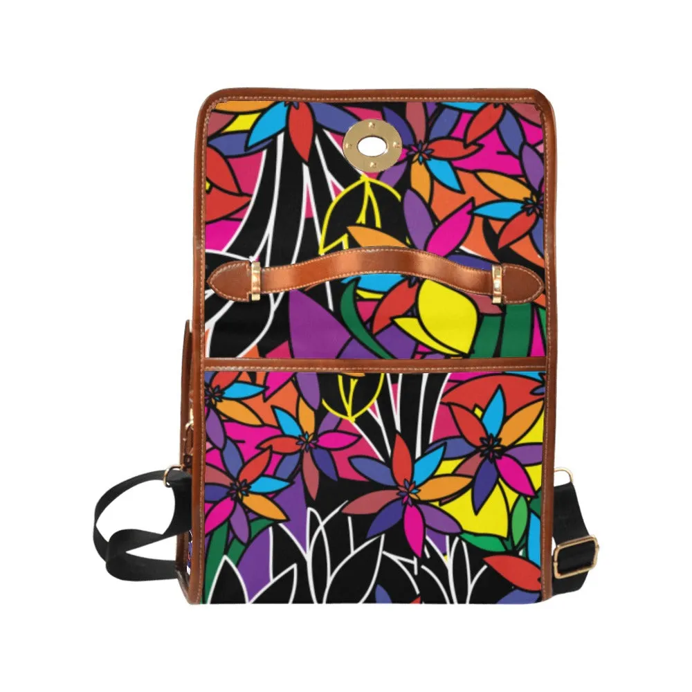 Custom Order Traveler Canvas Crossbody - LA FLEUR