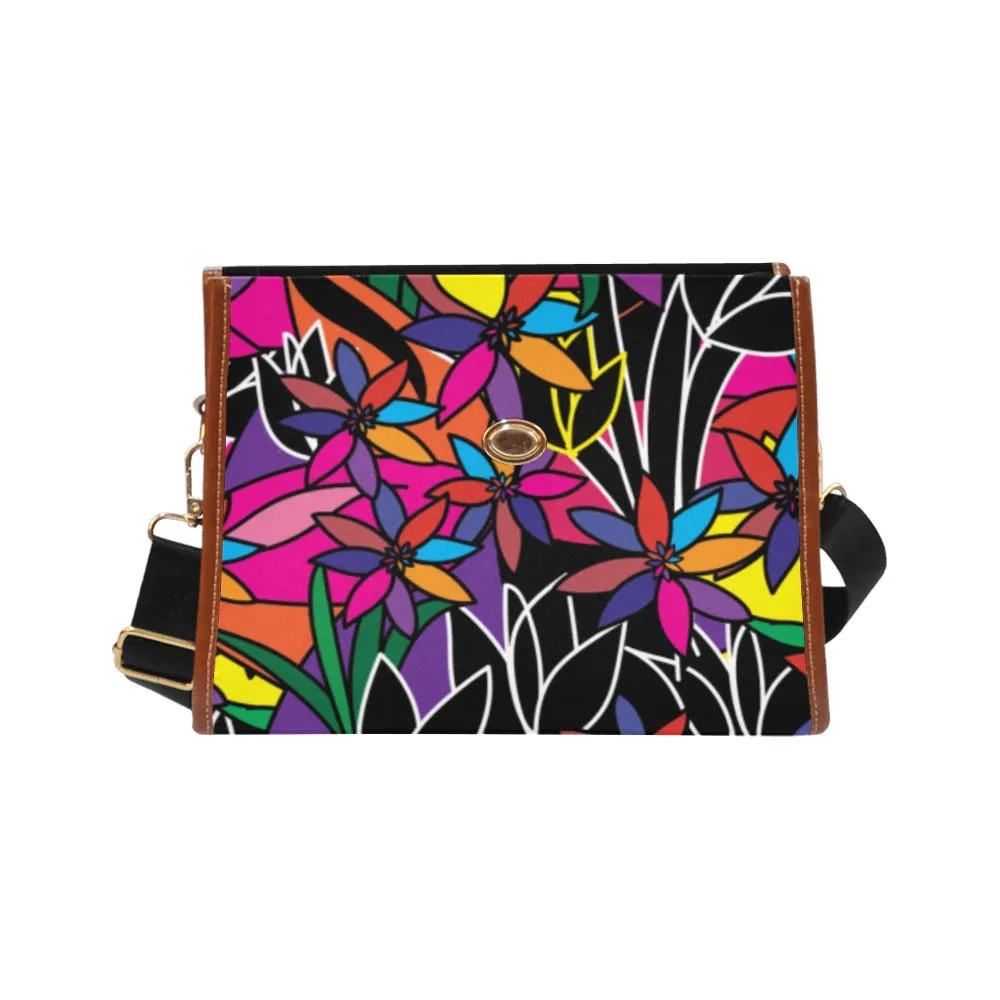 Custom Order Traveler Canvas Crossbody - LA FLEUR