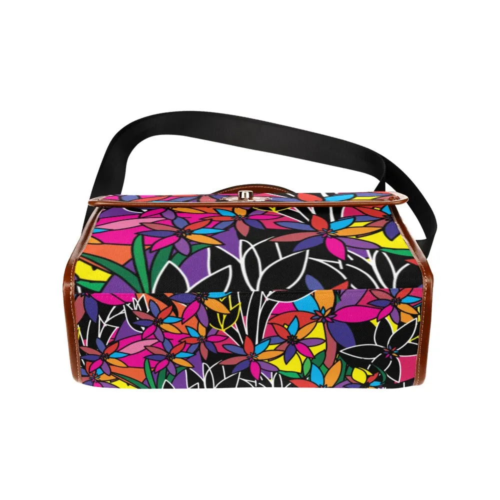 Custom Order Traveler Canvas Crossbody - LA FLEUR