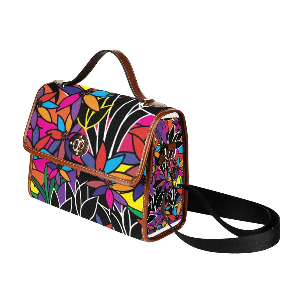 Custom Order Traveler Canvas Crossbody - LA FLEUR