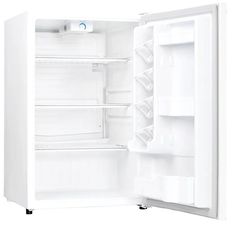 Danby Designer Series DAR044A4WDD Compact Refrigerator, 4.4 cu-ft Overall, White :EA: QUANTITY: 1
