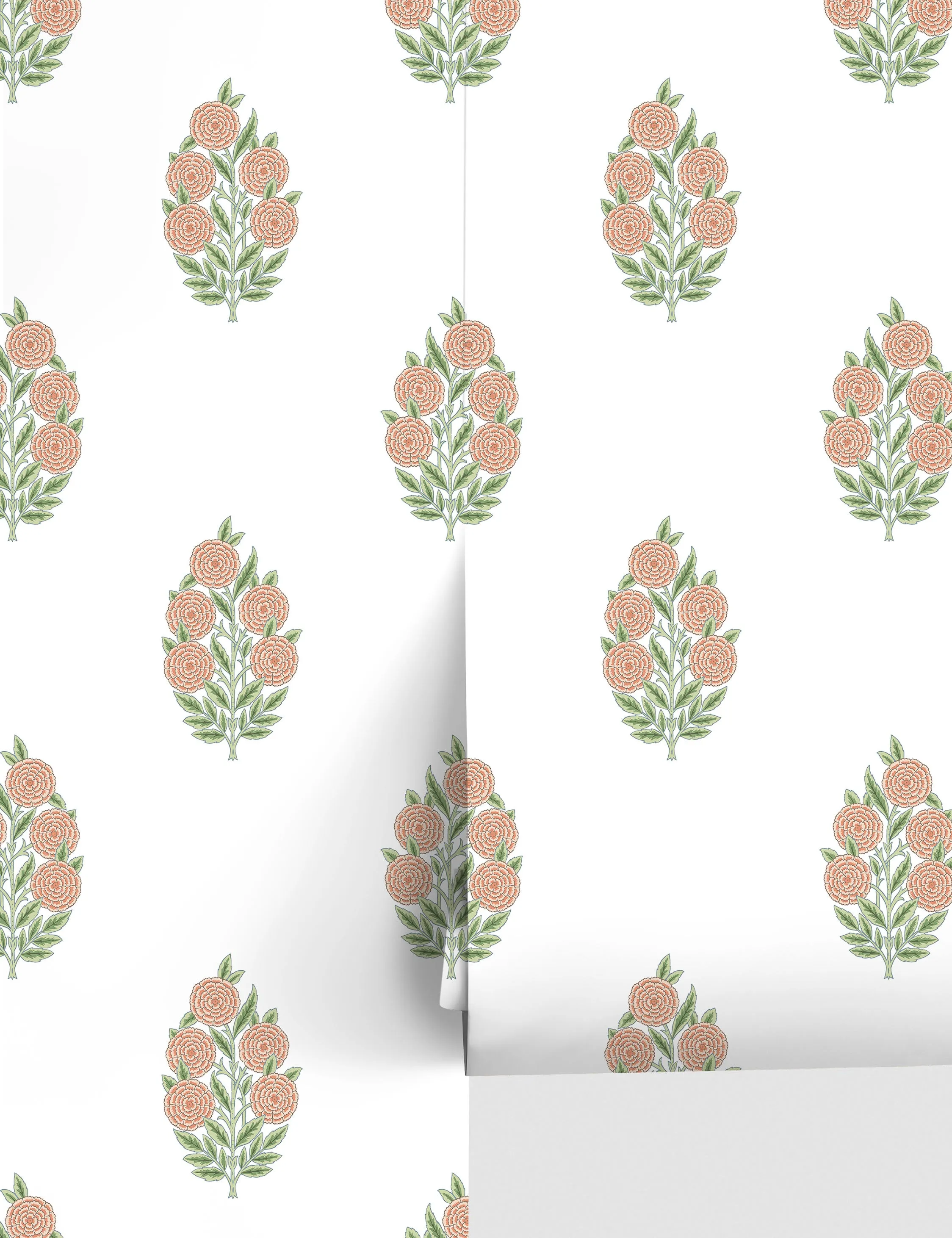 Dutch Floral Peel   Stick Wallpaper by Tamara Day
