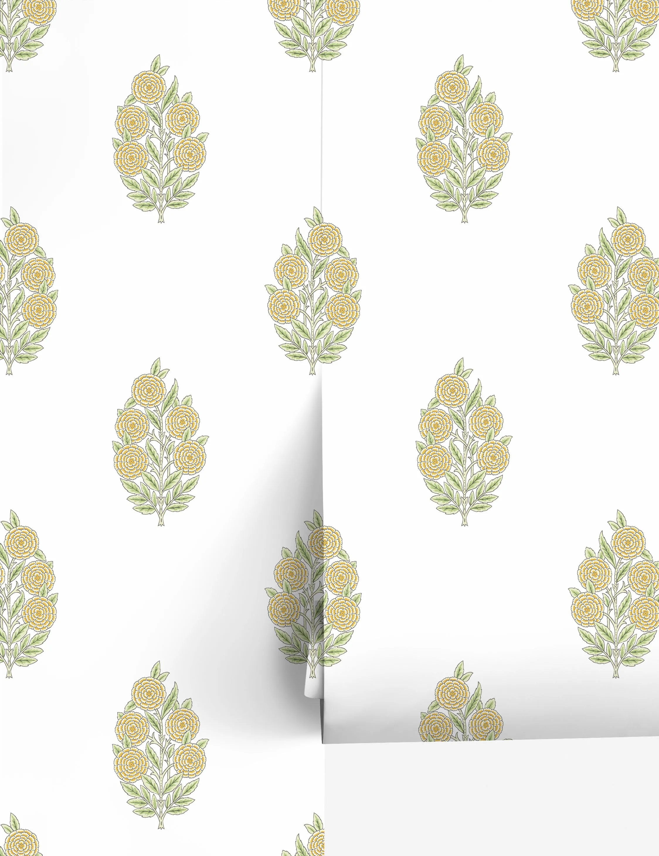 Dutch Floral Peel   Stick Wallpaper by Tamara Day