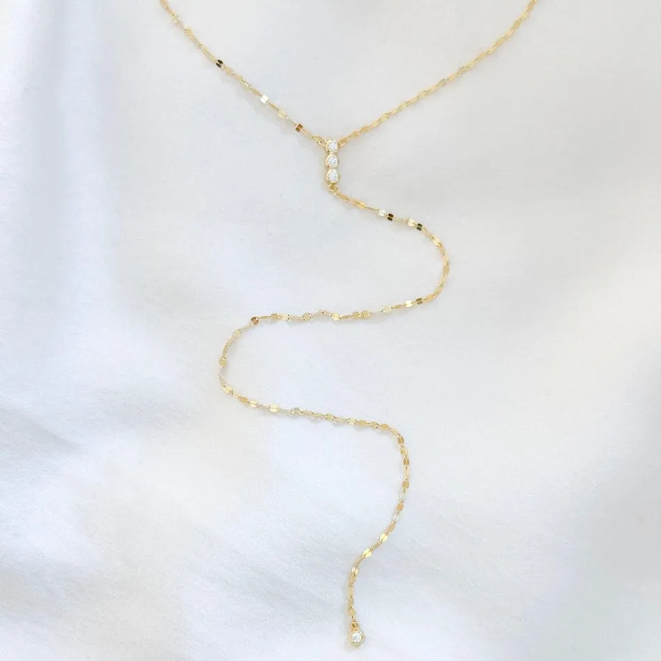 Ember Y Necklace