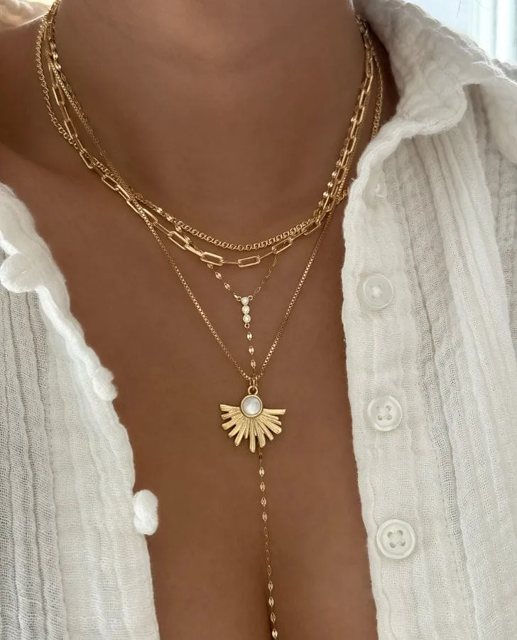 Ember Y Necklace