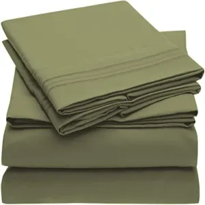 Extra Deep Pocket Bedding Sheets & Pillowcases - Hotel Luxury, Ultra Soft, Cooling Bed Sheets