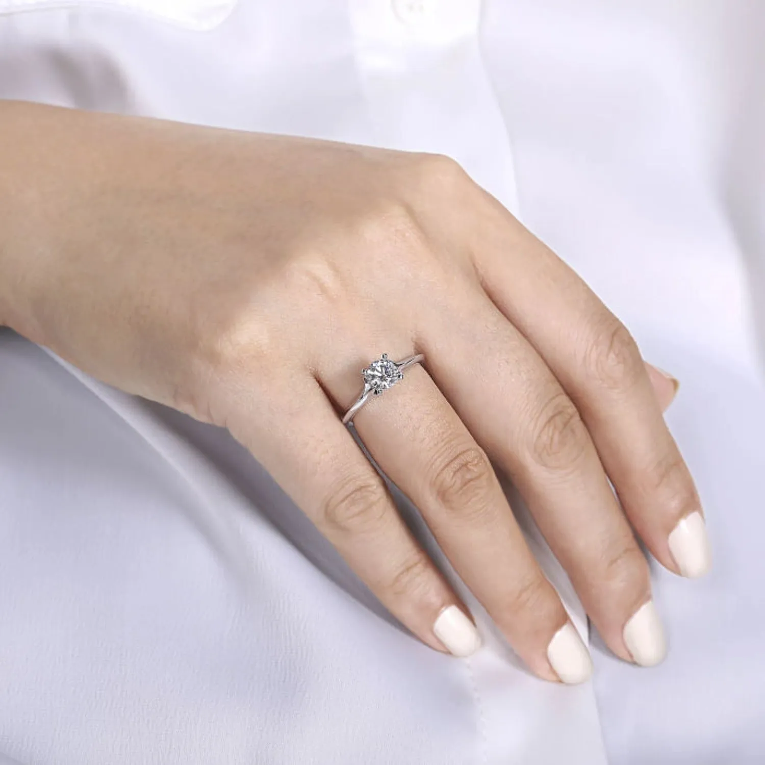 Gabriel & Co. "Ellis" Solitaire Engagement Ring