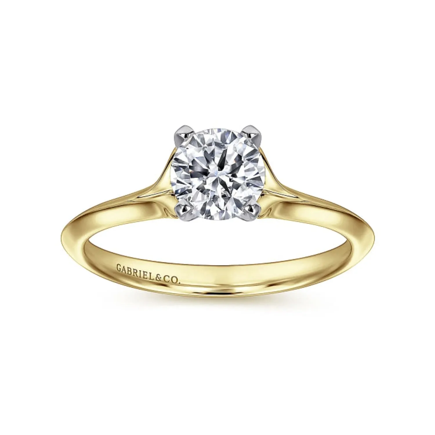 Gabriel & Co. "Ellis" Solitaire Engagement Ring
