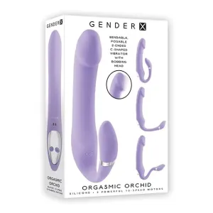 Gender X Orgasmic Orchid Poseable Vibrator - Purple