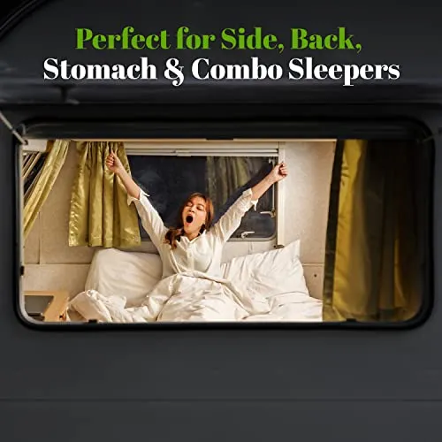 GhostBed 10 Inch RV Mattress Short Queen, Camper Mattress, Cool Gel Memory Foam Mattress, Low Profile Short Queen Mattress, Medium-Firm Feel, Made in The USA, RV Queen Short Mattress