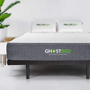 GhostBed Classic 11 Inch Cool Gel Memory Foam & Latex Mattress - Medium-Firm Feel, Made in The USA, Full