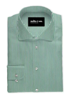Green Bengal Stripe Shirt