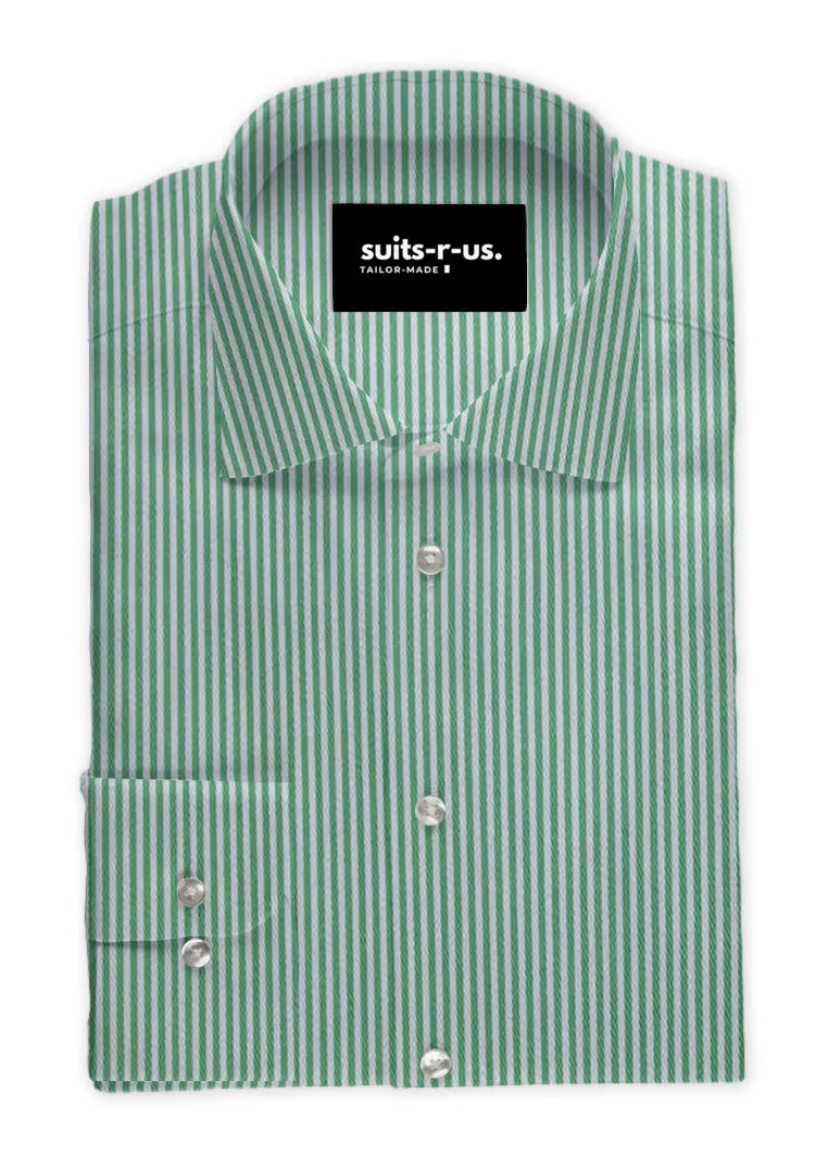 Green Bengal Stripe Shirt