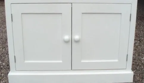 >Tall TV Unit / Telephone Table with Cupboard