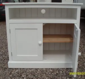 >Tall TV Unit / Telephone Table with Cupboard