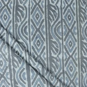 Handmade Geometrical Dabu Hand Block Printed Fabrics