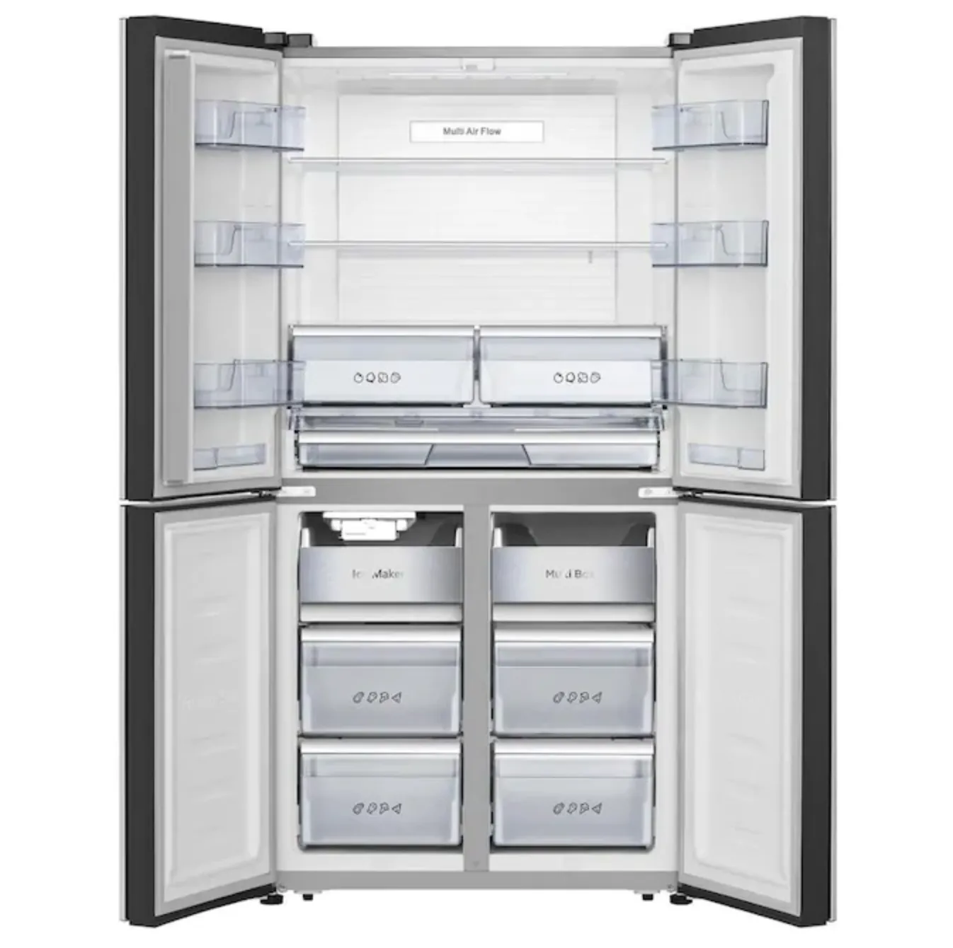 Hisense - 20 cu. ft. French Door Refrigerator - Stainless steel