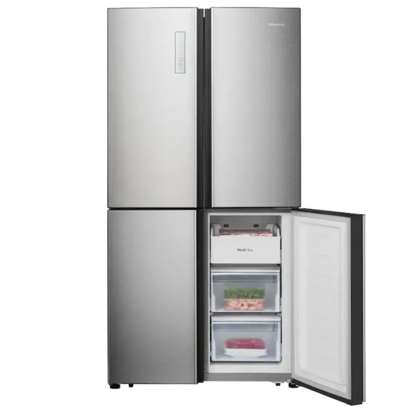 Hisense - 20 cu. ft. French Door Refrigerator - Stainless steel