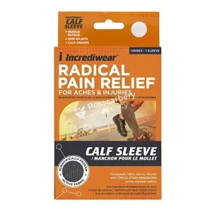 Incrediwear Active Pain Relief Calf Sleeve Small/Medium  - Charcoal