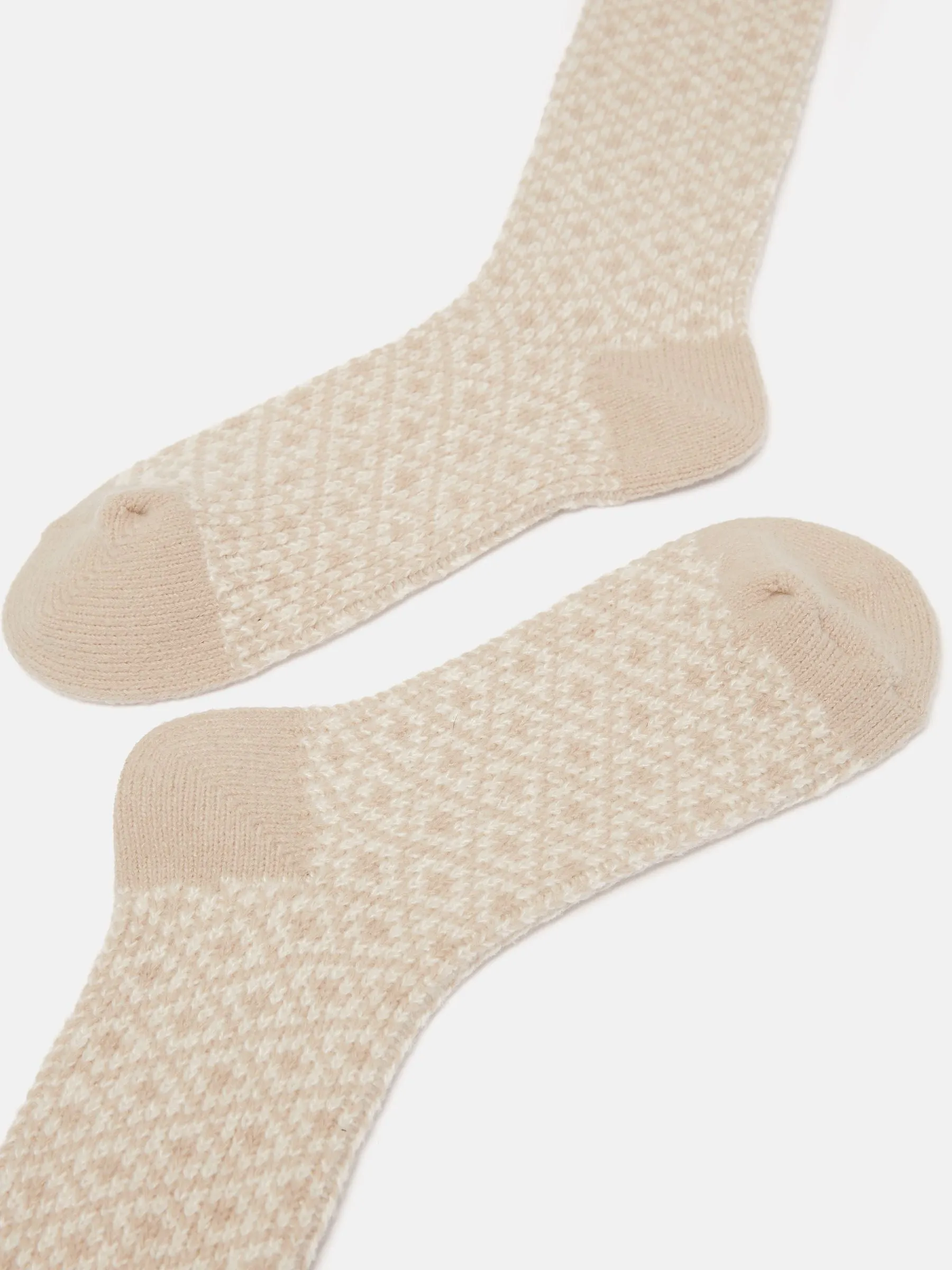 Joules Toasty Soft Geometric Socks
