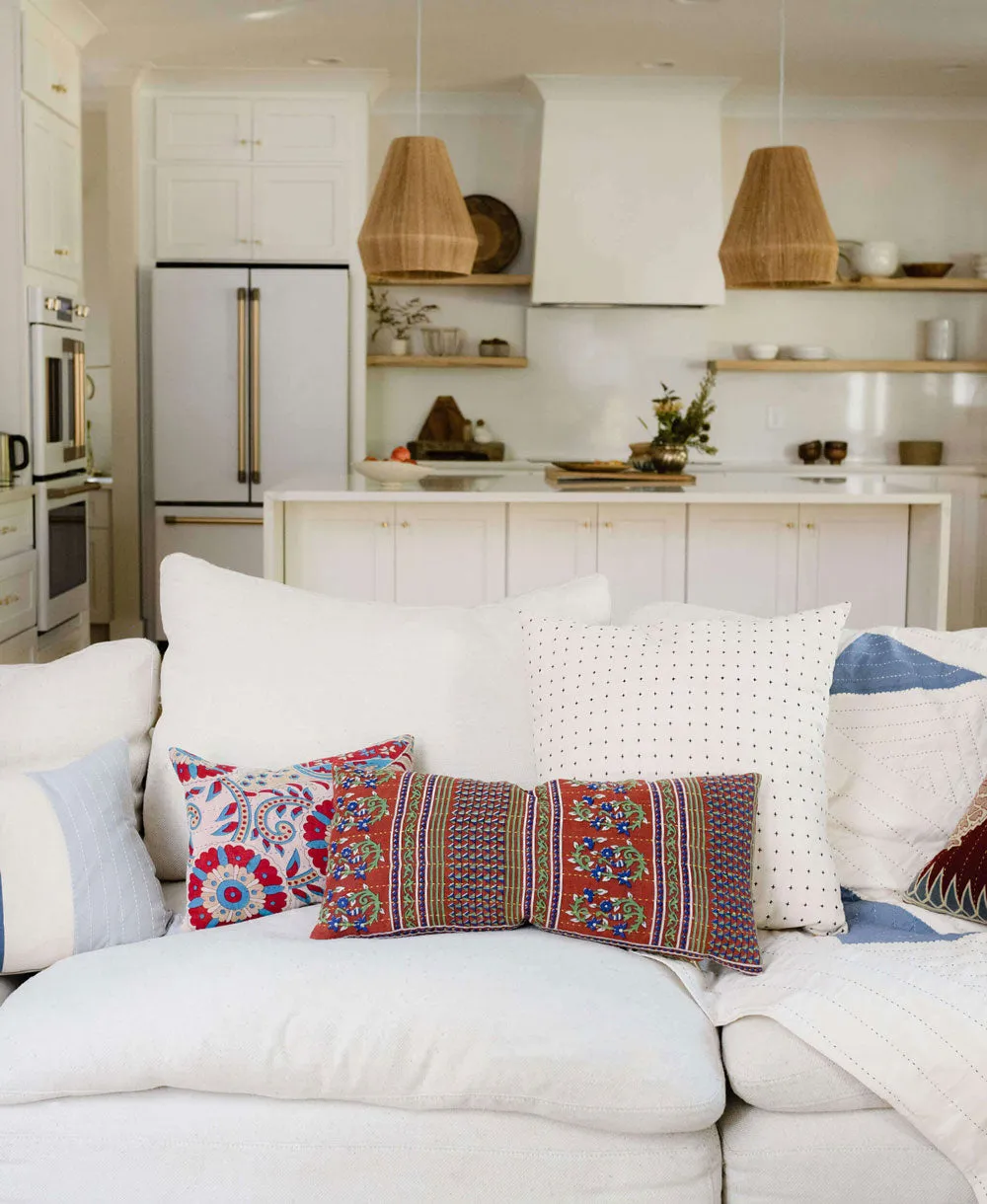 Kantha Lumbar Pillow - No. 240222