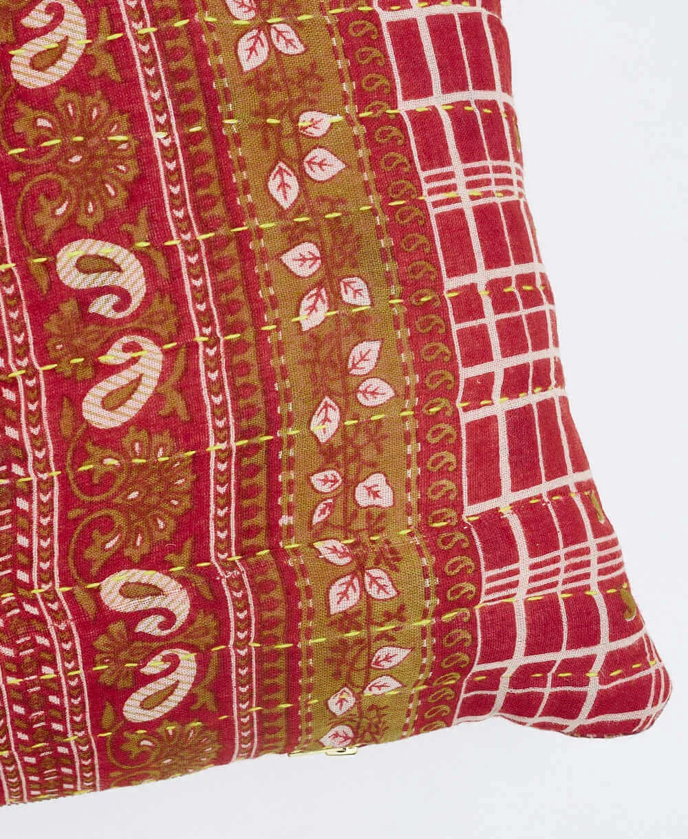 Kantha Lumbar Pillow - No. 240222